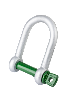 G-4551 Green Pin Bigmouth Dee Shackles Product Render 2